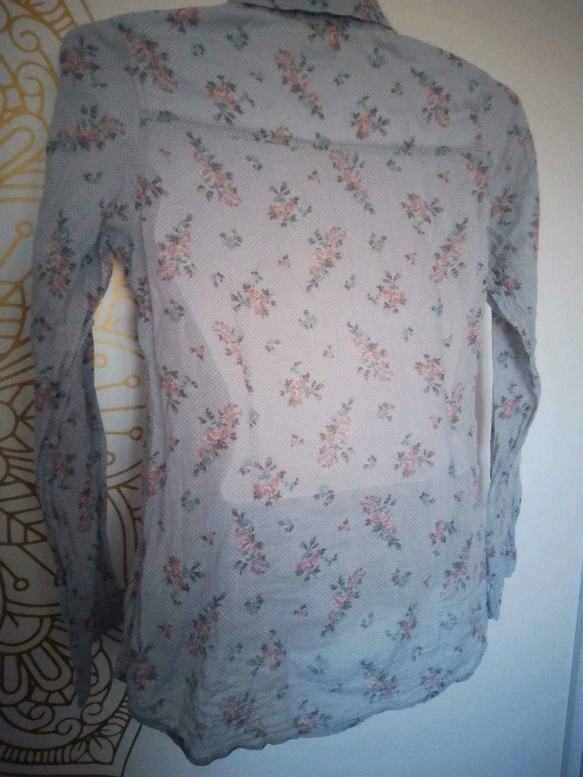 Tunique Chemise coton et fleur IKKS XS – photo 5